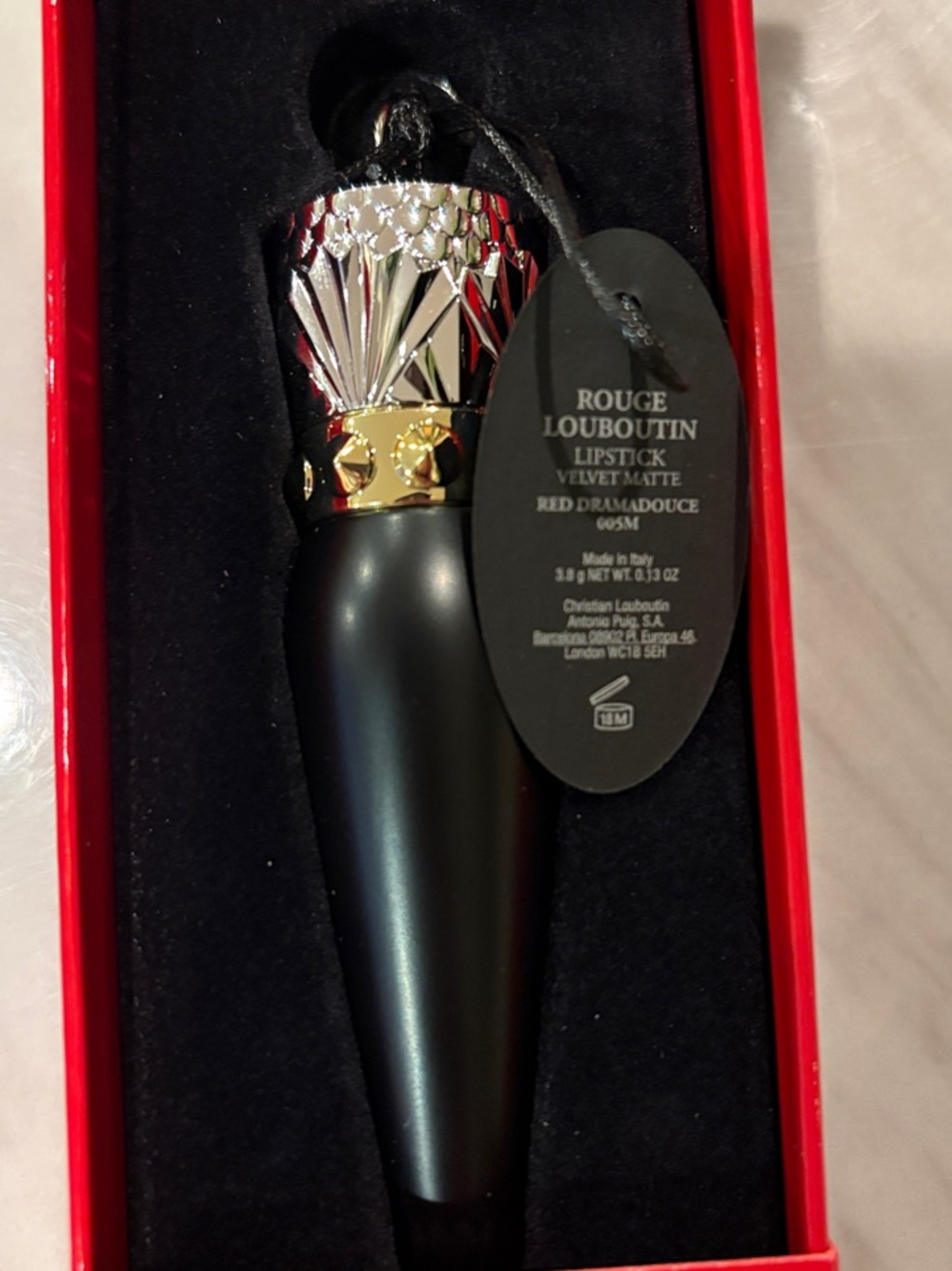Christian Louboutin Rouge Lipstick in Red Dramadoce